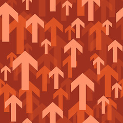 Image showing flying arrow seamless background pattern