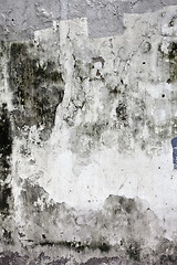 Image showing Grunge cracked concrete wall