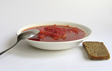 Image showing Russian - Ukrainian borsch