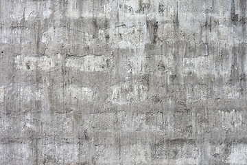 Image showing rough white brick wall