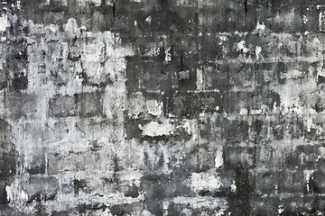 Image showing rough white brick wall