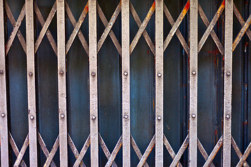 Image showing iron fence