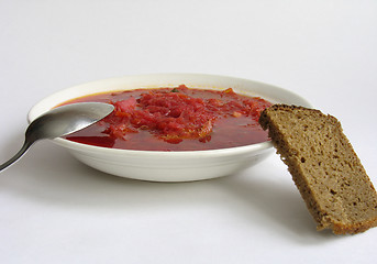 Image showing Russian - Ukrainian borsch