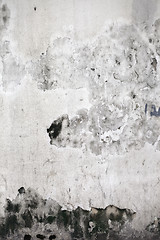 Image showing Grunge cracked concrete wall