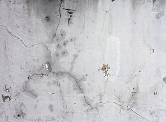 Image showing Grunge cracked concrete wall