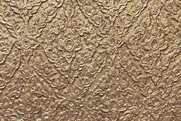 Image showing background with golden patterns