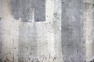 Image showing Grunge cracked concrete wall