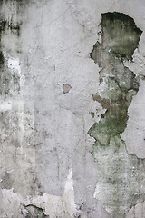 Image showing Grunge cracked concrete wall