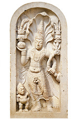 Image showing Nagaraja - guard the gates of the shrine