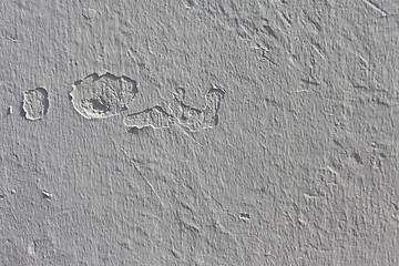 Image showing Grunge cracked concrete wall