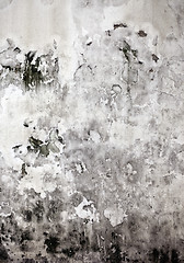 Image showing Grunge cracked concrete wall