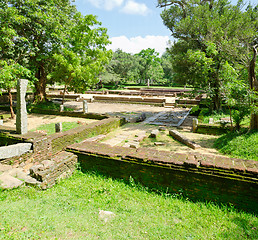 Image showing ruins of the sacred city Anuradhapura, Sri Lanka