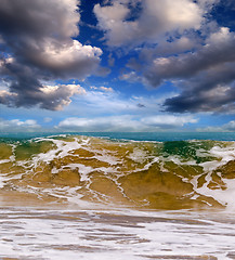 Image showing ocean waves tsunami