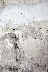 Image showing Grunge cracked concrete wall