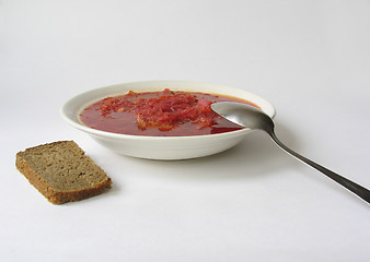 Image showing Russian - Ukrainian borsch