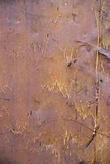 Image showing colored iron rusty