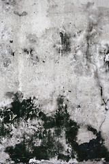 Image showing Grunge cracked concrete wall