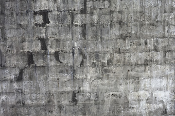 Image showing rough white brick wall