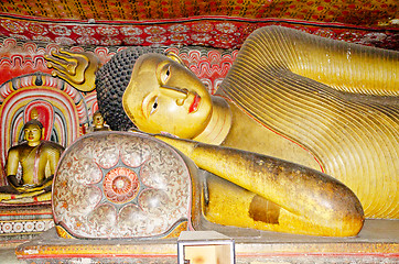 Image showing lying Buddha statue