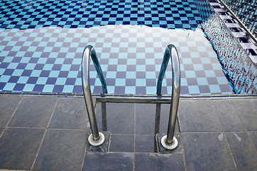 Image showing Swimming Pool with stair