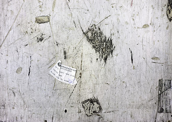 Image showing Grunge cracked concrete wall