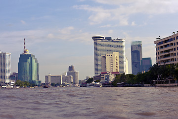 Image showing Beautiful city landscape Bangkok for design