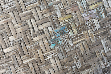 Image showing old bamboo background