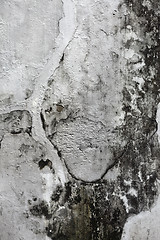 Image showing Grunge cracked concrete wall