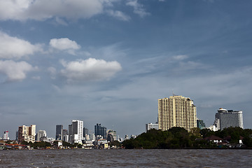 Image showing Beautiful city landscape Bangkok for design