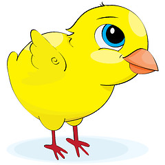 Image showing Cartoon chicken. illustration