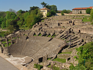 Image showing ancient rome arena. lyon. france