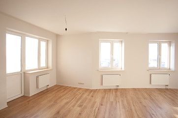 Image showing empty bright room with window