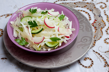 Image showing organic salad