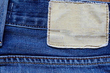 Image showing jeans label 