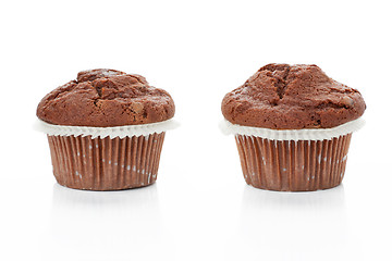 Image showing Chocolate chip muffin