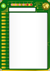 Image showing Abstract circuit board