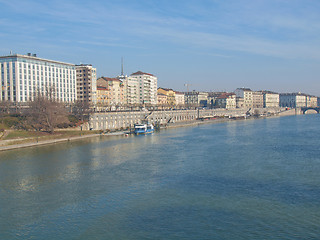 Image showing River Po, Turin, Italy