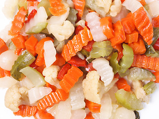 Image showing Mixed vegetables