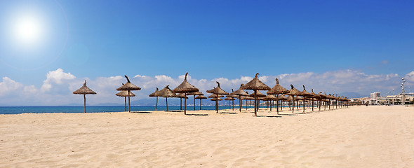 Image showing beach of Palma de Majorque