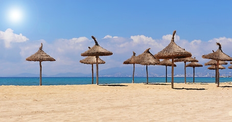 Image showing beach of Palma de Majorque