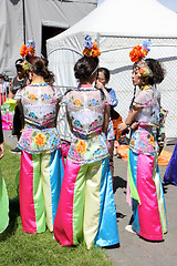 Image showing colourful costumes