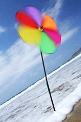 Image showing Beach Pinwheel