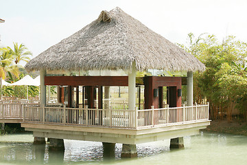 Image showing Beautiful House over mangrove ready to occupy 