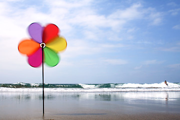 Image showing Beach Pinwheel