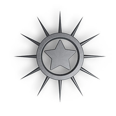 Image showing metal star