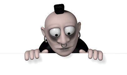 Image showing gothic cartoon character