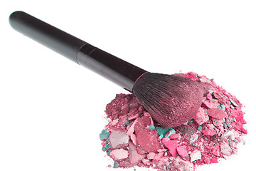 Image showing crushed eyeshadows