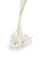 Image showing milk splash