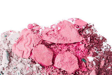 Image showing crushed eyeshadows