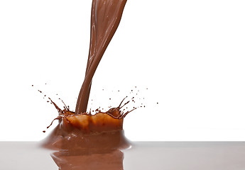 Image showing chocolate splash